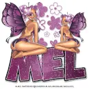 Name Tag Mel - Elias Chatzoudis Art
