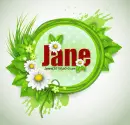 Green Daisy Ring: Jane