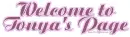 Welcome to Tonya's Page
