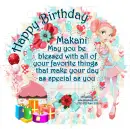 Happy Birthday ~ Makani