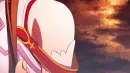 Kirito and Asuna kiss
