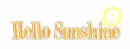 Hello SunShine