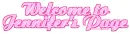 Welcome to Jennifer's Page