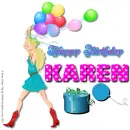 Karen - Birthday - Balloons