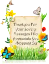 Thankyou For Stopping By