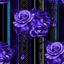 Seamless Background - Purple Roses