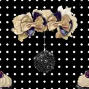 Seamless Background - Polka dots - Glitter ball