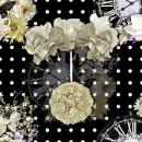 Seamless Background - Polka dots - Flower Pendulum