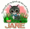Thinking of u friend / love & prayers. Jane