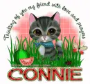 Thinking of u friend / love & prayers. Connie
