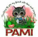 Thinking of u friend / love & prayers. Pami