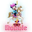 Mickey on Horse: Robbie