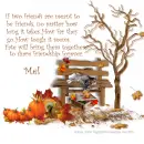 Mel - Friendship - Fall