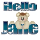 Hanging on Bear - Jane