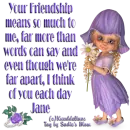Friendship - Jane