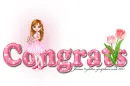 Pink Doll & Tulip: Congrats