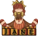 Girl and Pumpkin - Jane