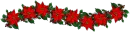 Christmas Poinsettias Divider