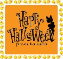 happy Halloween stamp