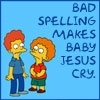 bad spelling