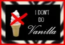 No Vanilla!