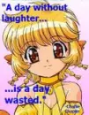 a day without laughter