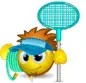 funny tennis smiley