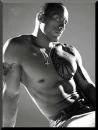 The Rock posing