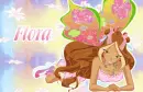 Glittery Believix Flora background