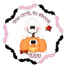 Terri - Too Cute - Pumpkin - Ghost