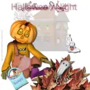 Mel - Halloween Night - Pumpkin Head - Ghosts
