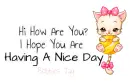 Hi How Are You?