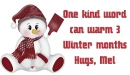 CUTE SNOWMAN - MEL