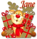 RUDOLPH WITH PRESENTS - JANE