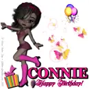 Connie - Happy Birthday - Butterflies
