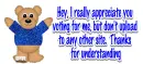 Thank you Bear - Jane