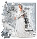 Snow queen of winter