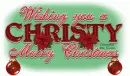 Merry Christmas Christy