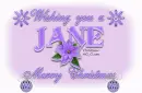 Merry Christmas Jane