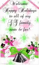 Welcome Happy Holidays