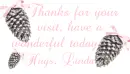 THANKS FOR YOUR VISIT