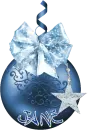 Blue Ornament-Jane