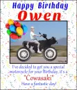 Happy Birthday - Owen