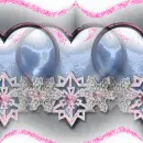 Glitter hearts