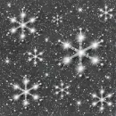 Beaded Snowflake-silver