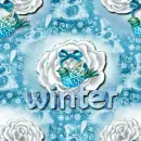 Winter seamless back. (still version)