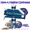 Mel - Santa Hat - Ornament