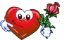 heart with rosa