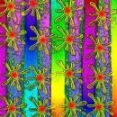 raindow & flower