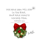 Mel - Star In The East - Wreath 